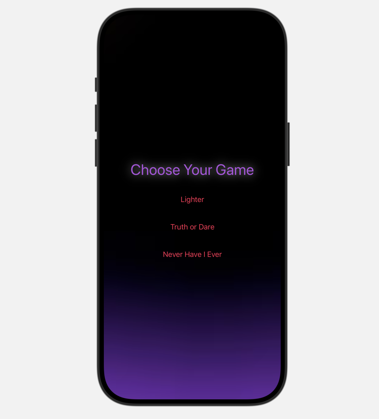 Game Night iOS screenshot